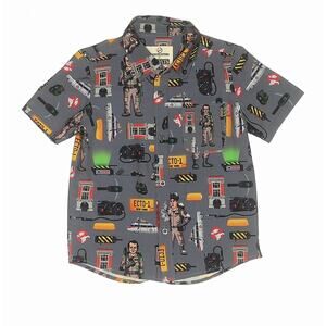RSVLTS Ghostbusters Button Up Shirt Size 3